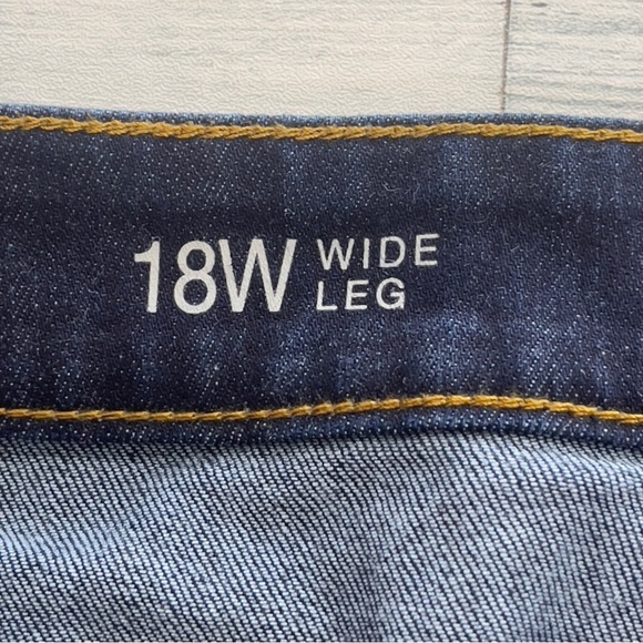 A.N.A Wide Leg High Rise Plus Size Jeans 18W - Picture 4 of 6